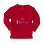 Baby Clothes I Heart Robot Robotics Engineering Robots Boy & Girl Clothes Cotton - Cute Rascals