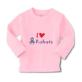 Baby Clothes I Heart Robot Robotics Engineering Robots Boy & Girl Clothes Cotton