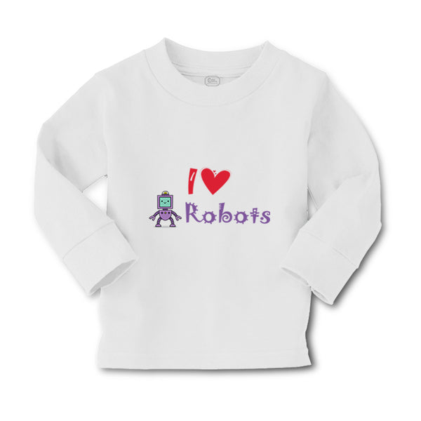 Baby Clothes I Heart Robot Robotics Engineering Robots Boy & Girl Clothes Cotton - Cute Rascals