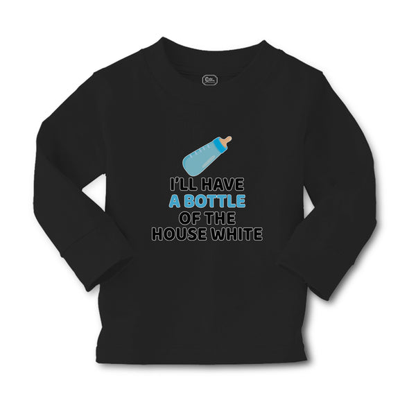 Baby Clothes I'Ll Have A Baby Bottle of The House White with Nipple Cotton - Cute Rascals