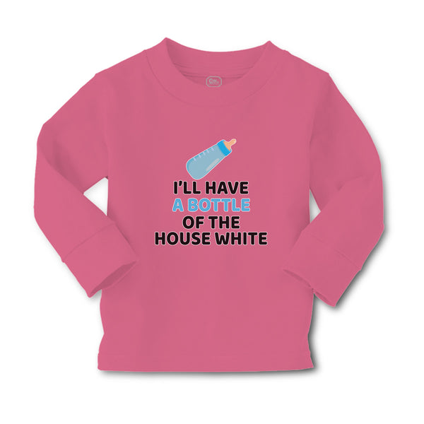 Baby Clothes I'Ll Have A Baby Bottle of The House White with Nipple Cotton - Cute Rascals