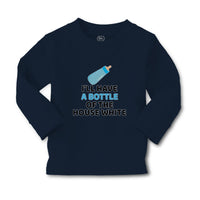 Baby Clothes I'Ll Have A Baby Bottle of The House White with Nipple Cotton - Cute Rascals