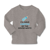 Baby Clothes I'Ll Have A Baby Bottle of The House White with Nipple Cotton - Cute Rascals