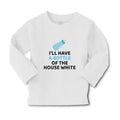 Baby Clothes I'Ll Have A Baby Bottle of The House White with Nipple Cotton