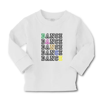 Baby Clothes Dance Typography Word Boy & Girl Clothes Cotton