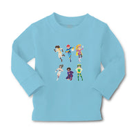 Baby Clothes Animated Super Natural Cartoon Heroes with Their Costumes Cotton - Cute Rascals