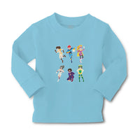 Baby Clothes Animated Super Natural Cartoon Heroes with Their Costumes Cotton - Cute Rascals