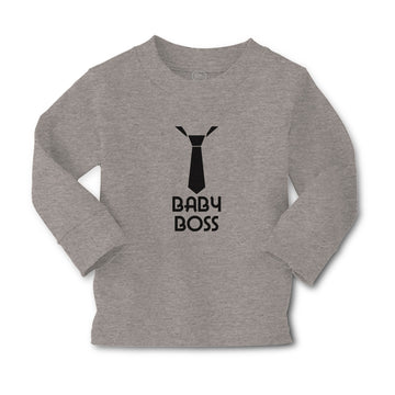 Baby Clothes Baby Boss with Silhouette Neck Tie Boy & Girl Clothes Cotton