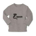 Baby Clothes Calligraphy Queen Silhouette Crown Boy & Girl Clothes Cotton - Cute Rascals