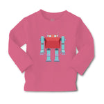 Baby Clothes Robot Robotics Engineering Squared Big Cartoon Boy & Girl Clothes - Cute Rascals