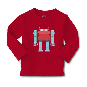 Baby Clothes Robot Robotics Engineering Squared Big Cartoon Boy & Girl Clothes