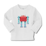 Baby Clothes Robot Robotics Engineering Squared Big Cartoon Boy & Girl Clothes - Cute Rascals