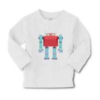 Baby Clothes Robot Robotics Engineering Squared Big Cartoon Boy & Girl Clothes - Cute Rascals