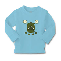 Baby Clothes Monster Open Mouth Cartoon Character Boy & Girl Clothes Cotton - Cute Rascals