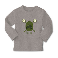 Baby Clothes Monster Open Mouth Cartoon Character Boy & Girl Clothes Cotton - Cute Rascals