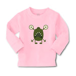 Baby Clothes Monster Open Mouth Cartoon Character Boy & Girl Clothes Cotton - Cute Rascals