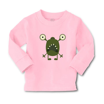 Baby Clothes Monster Open Mouth Cartoon Character Boy & Girl Clothes Cotton