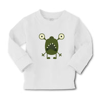 Baby Clothes Monster Open Mouth Cartoon Character Boy & Girl Clothes Cotton - Cute Rascals