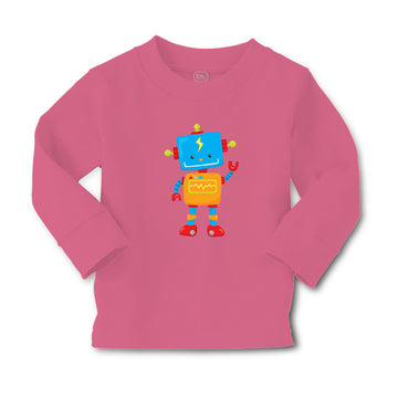 Baby Clothes Blue Waves Robot Robotics Engineering Robots Boy & Girl Clothes