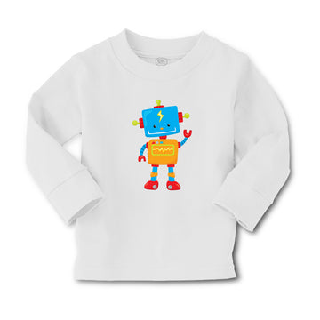 Baby Clothes Blue Waves Robot Robotics Engineering Robots Boy & Girl Clothes
