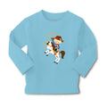 Baby Clothes Cowboy White Horse Blonde Boy & Girl Clothes Cotton