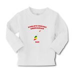 Baby Clothes Worlds Coolest Grenadian Dad Countries Boy & Girl Clothes Cotton - Cute Rascals