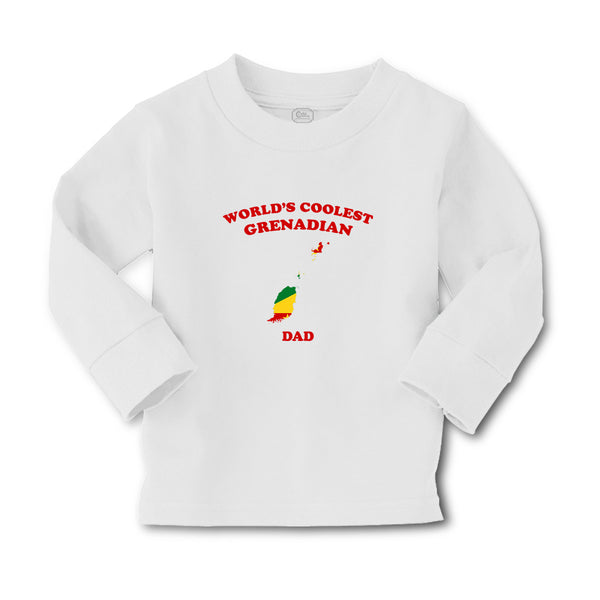 Baby Clothes Worlds Coolest Grenadian Dad Countries Boy & Girl Clothes Cotton - Cute Rascals