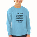 Baby Clothes I'M That Awesome Baby That Everyone Is Talking About. Cotton