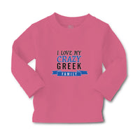 Baby Clothes I Love My Crazy Greek Family Boy & Girl Clothes Cotton - Cute Rascals