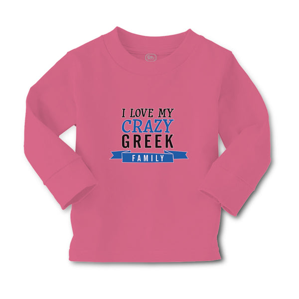Baby Clothes I Love My Crazy Greek Family Boy & Girl Clothes Cotton - Cute Rascals