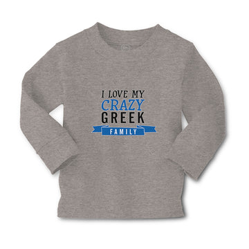 Baby Clothes I Love My Crazy Greek Family Boy & Girl Clothes Cotton