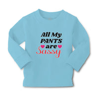 Baby Clothes All My Pants Are Sassy with Pink Heart Symbol Boy & Girl Clothes - Cute Rascals