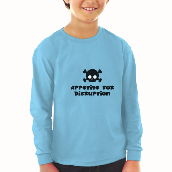 Baby Clothes Appetite for Disruption Silhouette Skull and Crossbones Cotton - Cute Rascals
