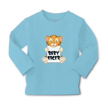 Baby Clothes Cute Little Baby Tiger Sitting Boy & Girl Clothes Cotton