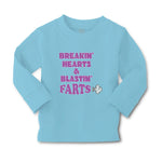 Baby Clothes Breakin Hearts & Blastin Farts Blowing Wind Boy & Girl Clothes - Cute Rascals