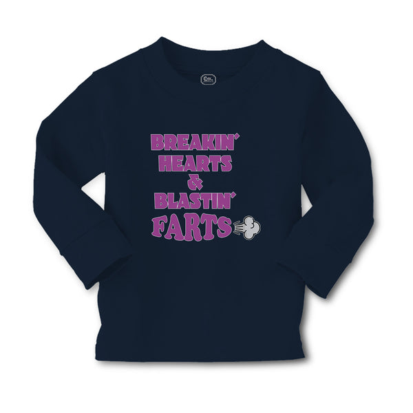 Baby Clothes Breakin Hearts & Blastin Farts Blowing Wind Boy & Girl Clothes - Cute Rascals