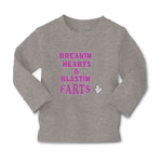 Baby Clothes Breakin Hearts & Blastin Farts Blowing Wind Boy & Girl Clothes - Cute Rascals