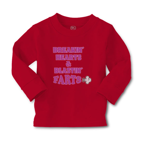 Baby Clothes Breakin Hearts & Blastin Farts Blowing Wind Boy & Girl Clothes - Cute Rascals