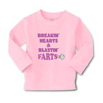 Baby Clothes Breakin Hearts & Blastin Farts Blowing Wind Boy & Girl Clothes - Cute Rascals