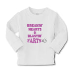 Baby Clothes Breakin Hearts & Blastin Farts Blowing Wind Boy & Girl Clothes - Cute Rascals