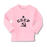 Baby Clothes C.C.C.P Symbol Hammer Sickle and Silhouette Star Boy & Girl Clothes - Cute Rascals