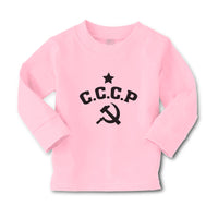 Baby Clothes C.C.C.P Symbol Hammer Sickle and Silhouette Star Boy & Girl Clothes - Cute Rascals