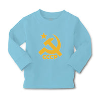 Baby Clothes C.C.C.P Symbol Hammer Sickle and Yellow Star Boy & Girl Clothes - Cute Rascals