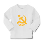 Baby Clothes C.C.C.P Symbol Hammer Sickle and Yellow Star Boy & Girl Clothes - Cute Rascals