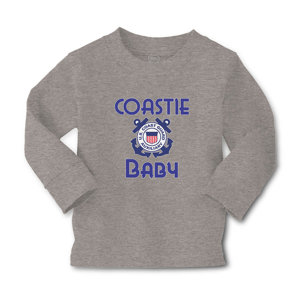 Baby Clothes United States Coast Guard Auxiliary Coastie Baby with Flag Cotton - Cute Rascals