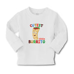 Baby Clothes Cutest Little Burrito in Mexican Fast Food Roll Boy & Girl Clothes - Cute Rascals