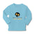 Baby Clothes Don'T Scare Me I Poop Easily An Silhouette Skull Head Cotton - Cute Rascals