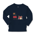 Baby Clothes Eat Sleep Drum Repeat Musical Boy & Girl Clothes Cotton - Cute Rascals