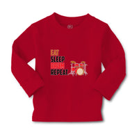 Baby Clothes Eat Sleep Drum Repeat Musical Boy & Girl Clothes Cotton - Cute Rascals