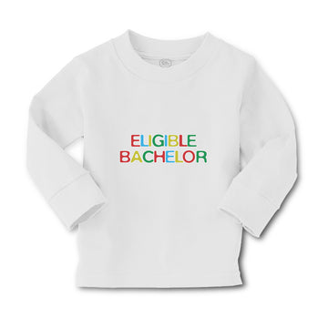 Baby Clothes Eligible Bachelor Monogram Letters Boy & Girl Clothes Cotton
